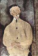 Amedeo Modigliani Portrat des Monsieur Lepoutre oil painting artist